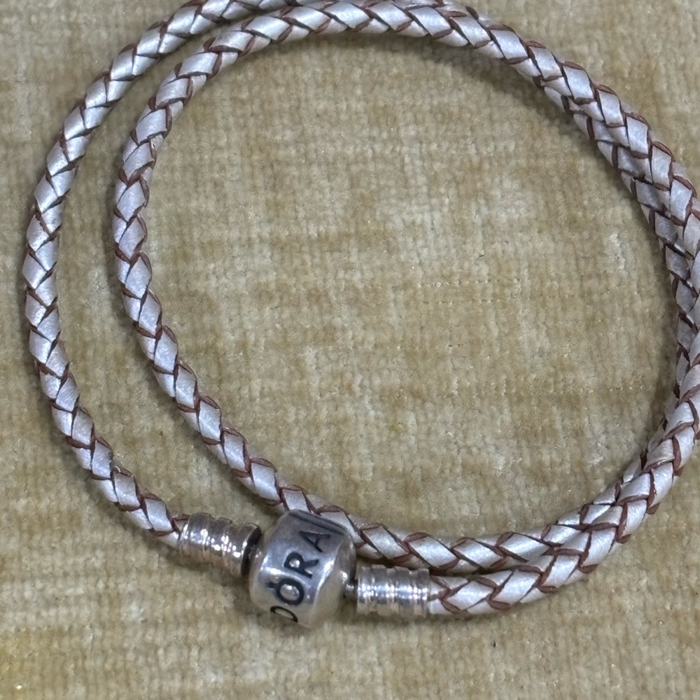 Authentic Pandora double wrap bracelet